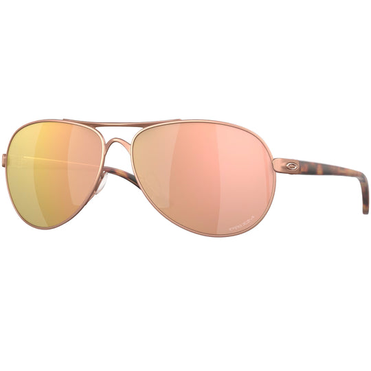 Oakley Women's Feedback Sunglasses - Satin Rose Gold/Prizm Rose Gold