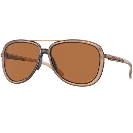 Oakley Split Time Polarized Sunglasses - Matte Sepia/Prizm Bronze