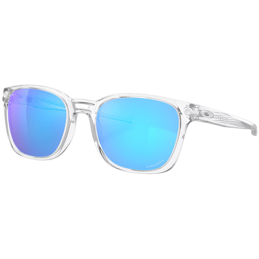 Oakley Ojector Sunglasses - Polished Clear/Prizm Sapphire