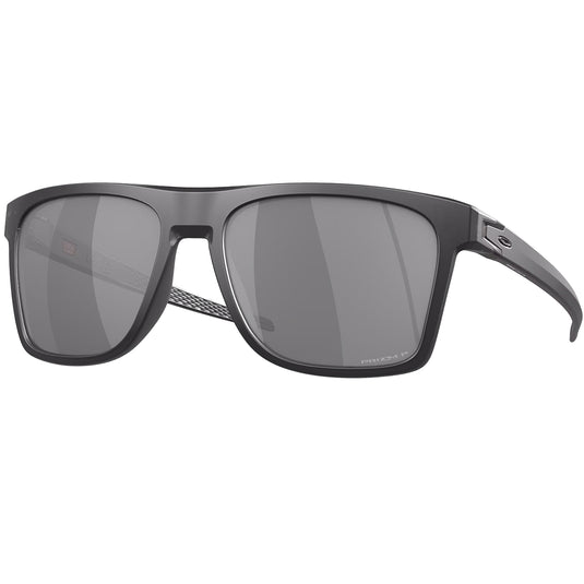 Oakley Leffingwell Polarized Sunglasses - Matte Black/Prizm Black