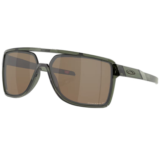 Oakley Castel Polarized Sunglasses - Olive Ink/Prizm Tungsten