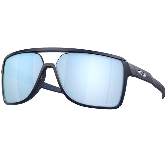 Oakley Castel Polarized Sunglasses - Matte Translucent Blue/Prizm Deep Water