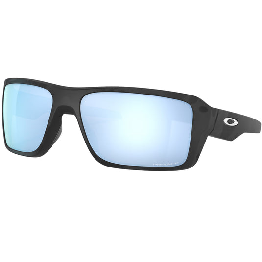 Oakley Double Edge Polarized Sunglasses - Matte Black Camo/Prizm Deep Water