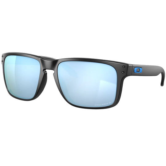 Oakley Holbrook XL Polarized Sunglasses - Matte Black/Prizm Deep Water