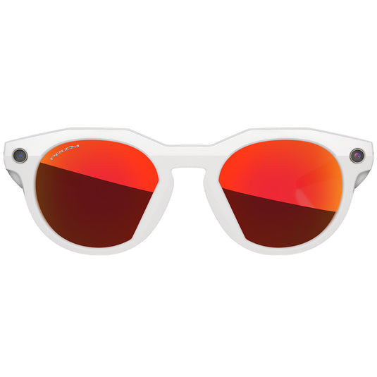 Oakley Meta HSTN Sunglasses - Warm Grey/Prizm Ruby
