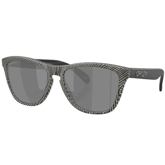 Oakley Frogskins Night Mission Collection Sunglasses - Matte Grey Ink Fingerprint/Prizm Black