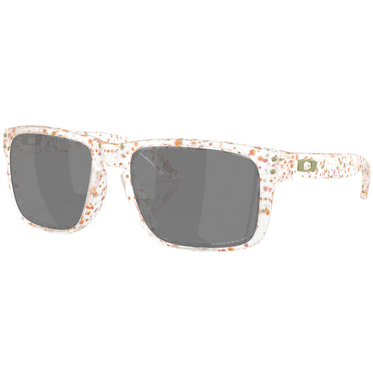 Oakley Holbrook Terrazzo Collection Polarized Sunglasses - Matte Clear Terrazzo/Prizm Black