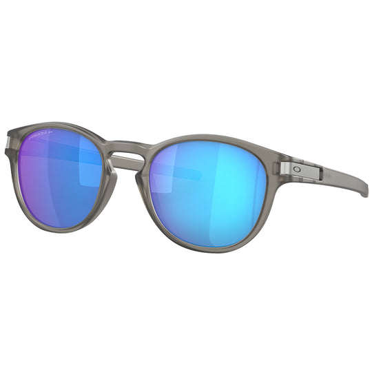 Oakley Latch Polarized Sunglasses - Matte Grey Ink/Prizm Sapphire