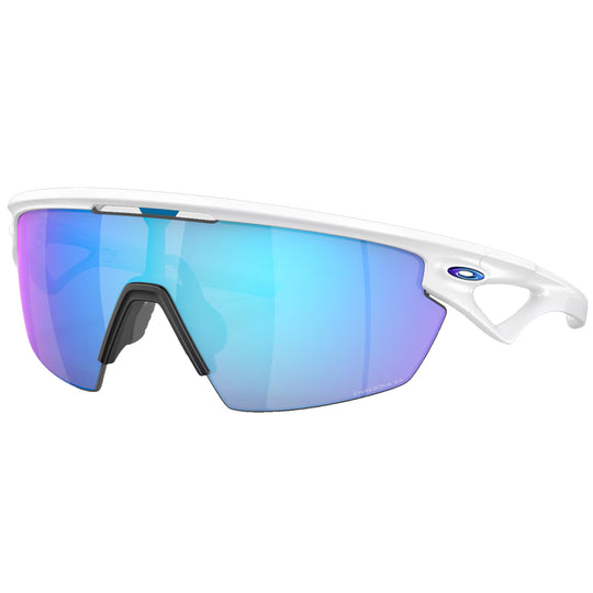 Oakley Sphaera Polarized Sunglasses - Matte White/Prizm Sapphire
