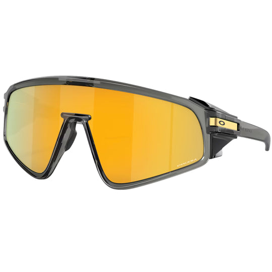 Oakley Latch Panel Sunglasses - Gray Smoke/Prizm 24k
