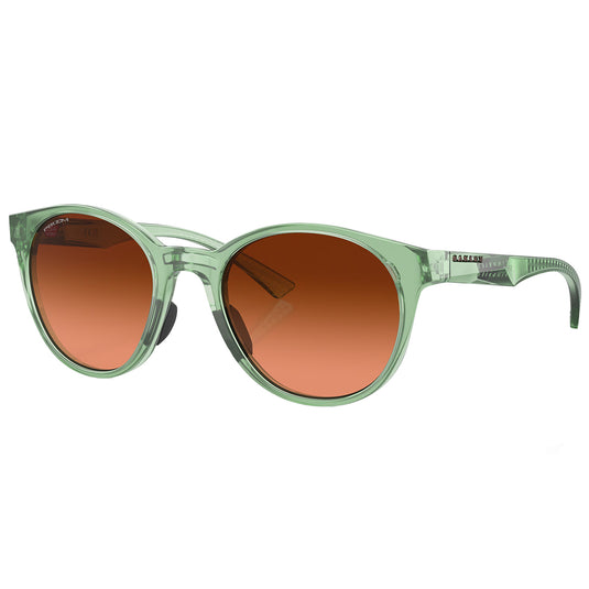 Oakley Spindrift Sunglasses - Transparent Jade/Prizm Brown Gradient