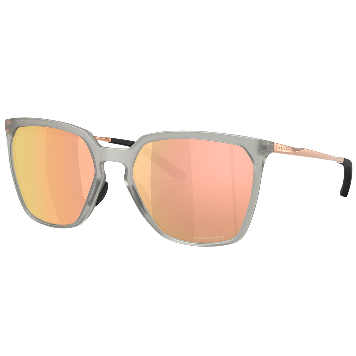 Oakley Sielo SQ Sunglasses — Rose Gold Mirrors & Matte Grey Frame Oakley Sielo Sq Matte Grey Ink | Prizm Rose Gold - The Drop  main image 4