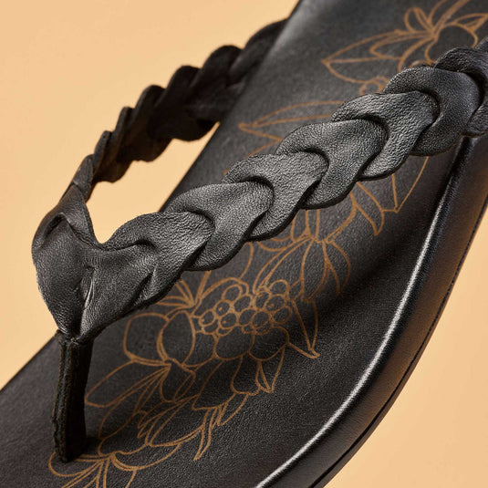 OluKai Women's Lei Leather Sandals