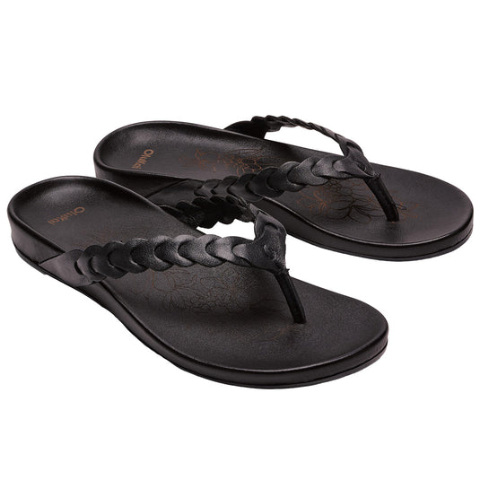 OluKai Women's Lei Leather Sandals