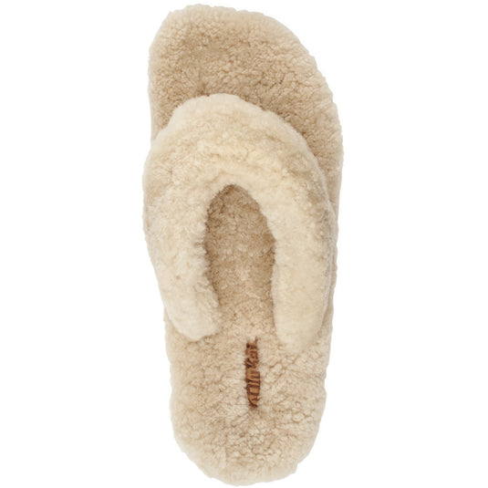 OluKai Women's Kīpe'a Heu Fuzzy Slipper Sandals 1