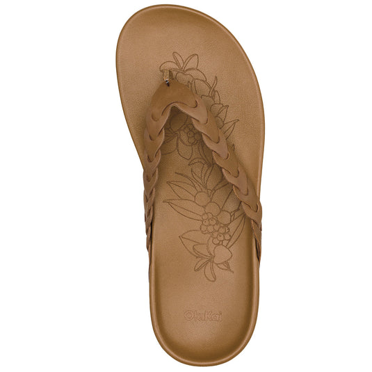 OluKai Women's Lei Leather Sandals