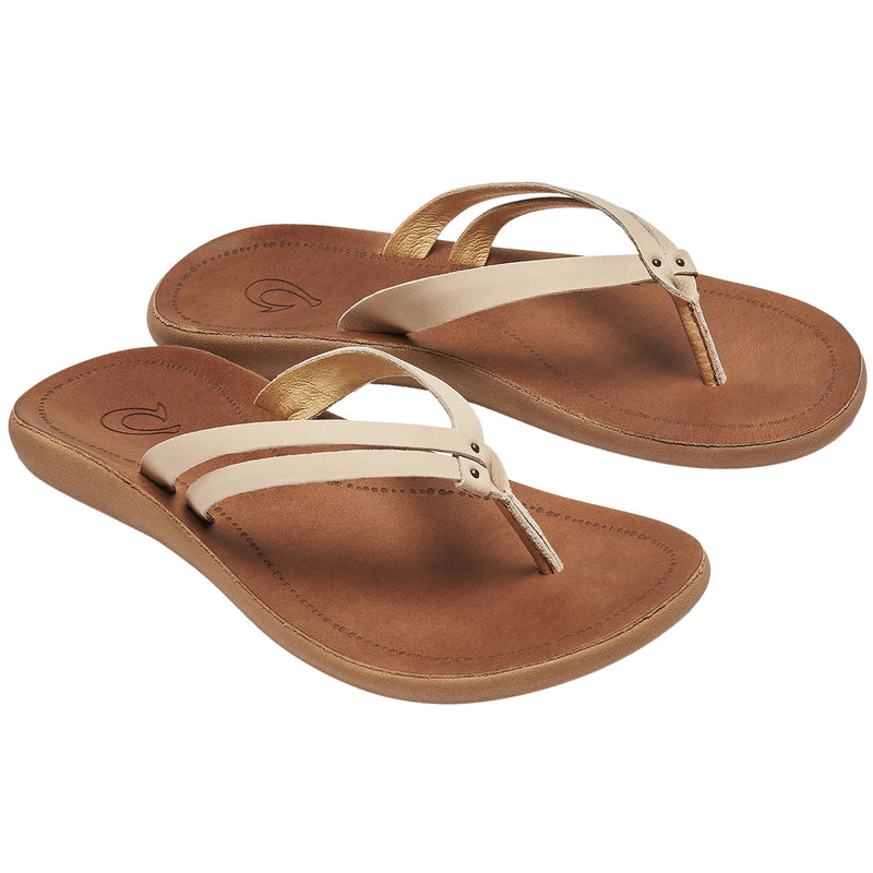Load image into Gallery viewer, OluKai Women&#39;s Kāpehe Luana Leather Beach Sandals
