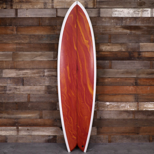 Pace Long Fish 6'10 x 21 ¼ x 2 ⅞ Surfboard - Red Swirl