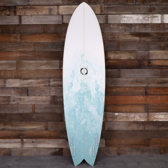 Pace Long Fish 7'2 x 21 ½ x 2 15/16 Surfboard - Sea Foam Swirl