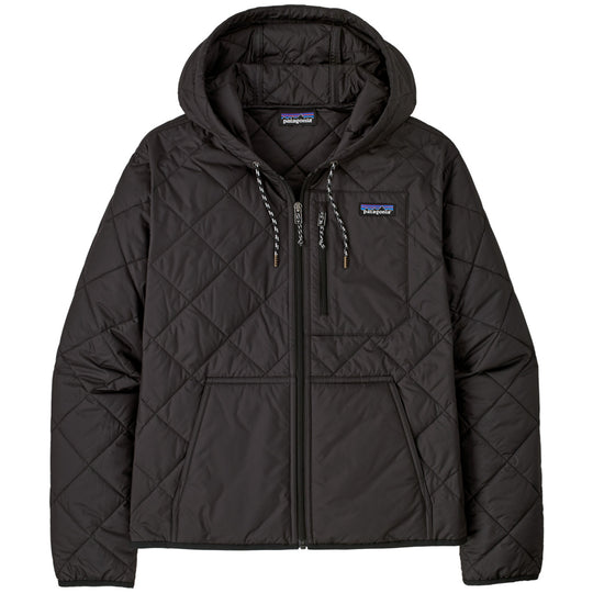 Patagonia Women's Diamond Quilted Bomber Hooded Zip-Up Jacket
