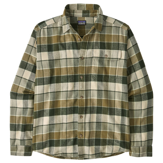 Patagonia Lightweight Fjord Cotton In Conversion Long Sleeve Button-up Flannel Shirt