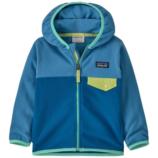 Patagonia Baby Micro D Snap-T Fleece Hooded Zip-Up Jacket