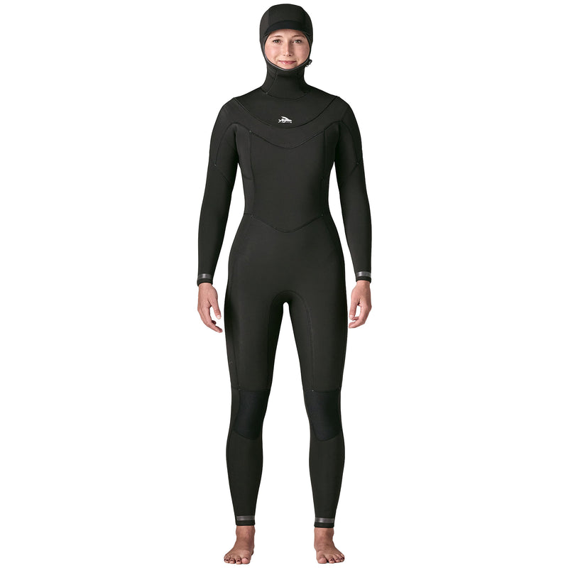 Load image into Gallery viewer, Patagonia Women's Regulator 6/5 Hooded U-Zip Wetsuit
