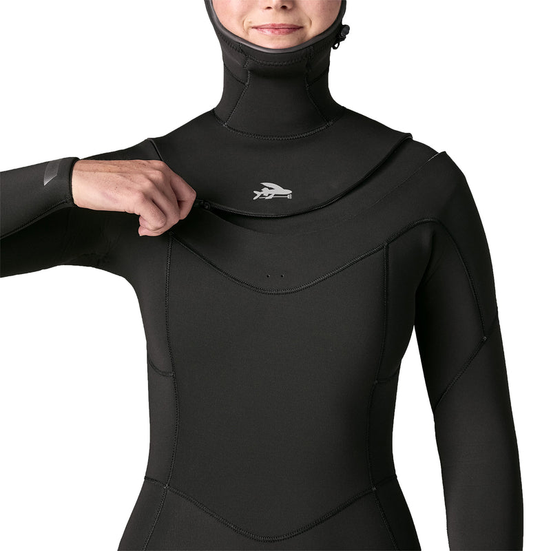 Load image into Gallery viewer, Patagonia Women's Regulator 6/5 Hooded U-Zip Wetsuit
