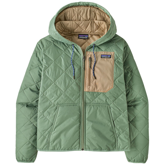 Patagonia Women's Diamond Quilted Bomber Hooded Zip Jacket