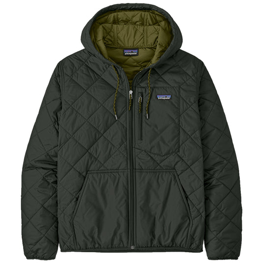 Patagonia Diamond Quilted Bomber Hooded Zip Jacket
