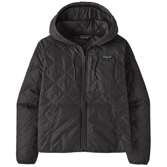 Patagonia Diamond Quilted Bomber Hooded Zip-Up Jacket