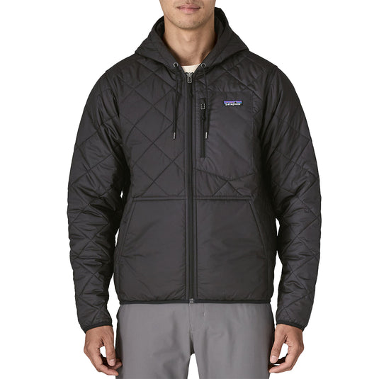 Patagonia Diamond Quilted Bomber Hooded Zip Jacket