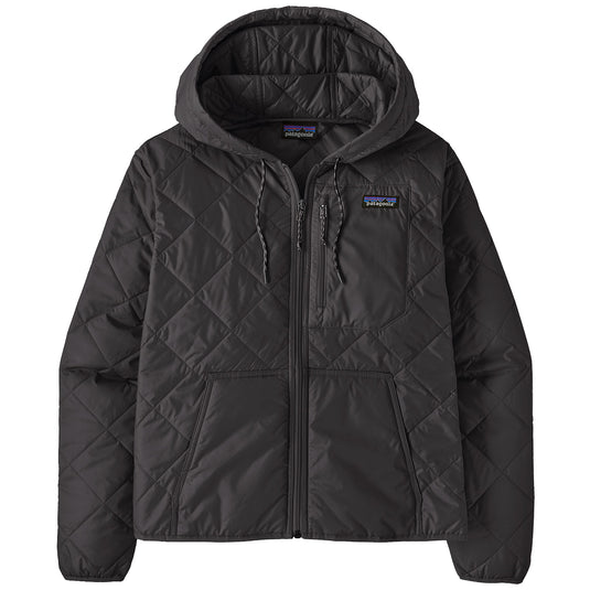 Patagonia Women's Diamond Quilted Bomber Hooded Zip-Up Jacket