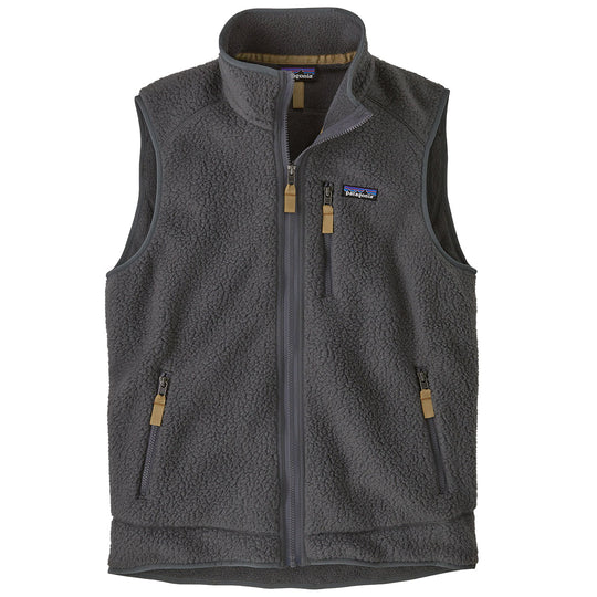 Patagonia Retro Pile Fleece Zip Vest - Forge Gray