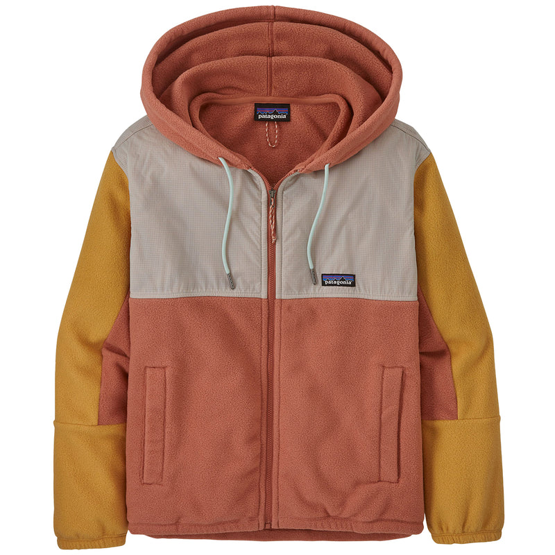 Load image into Gallery viewer, Patagonia Women's Microdini Fleece Hooded Zip Jacket - Sienna Clay
