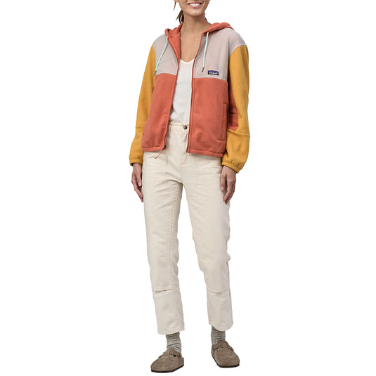 Patagonia Women's Microdini Fleece Hooded Zip Jacket - Sienna Clay