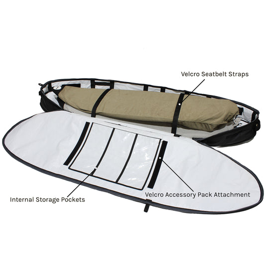 Pro-Lite Wheeled Coffin 2-4 Shortboard Travel Surfboard Bag