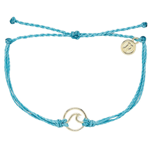 Pura Vida Women's Gold Wave Bracelet