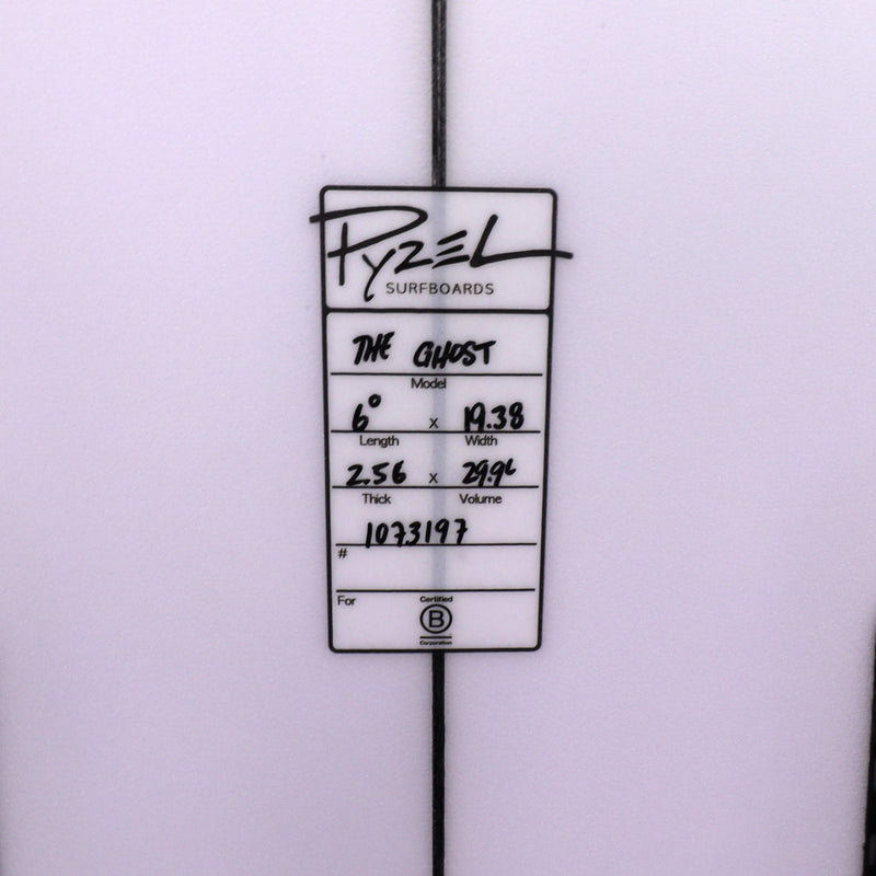 Load image into Gallery viewer, Pyzel The Ghost 6'0 x 19 ⅜ x 2 9/16 Surfboard
