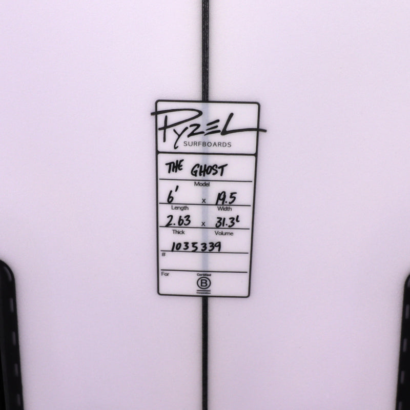 Load image into Gallery viewer, Pyzel The Ghost 6'1 × 19 ½ × 2 ⅝ Surfboard 4
