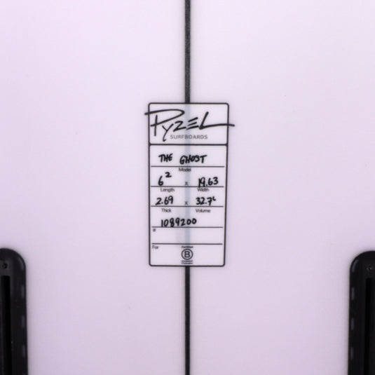 Pyzel The Ghost 6'2 × 19 ⅝ × 2 11/16 Surfboard – Cleanline Surf