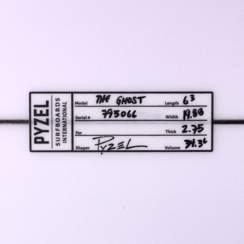 Load image into Gallery viewer, Pyzel The Ghost 6'3 x 19 ⅞ x 2 ¾ Surfboard
