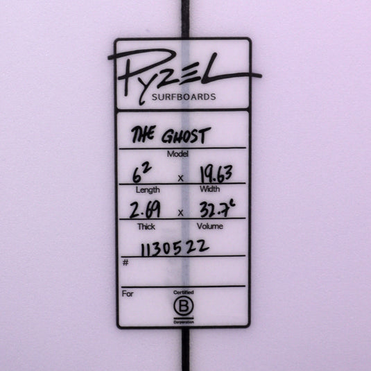 Pyzel The Ghost Squash 6'2 × 19 ⅝ × 2 11/16 Surfboard