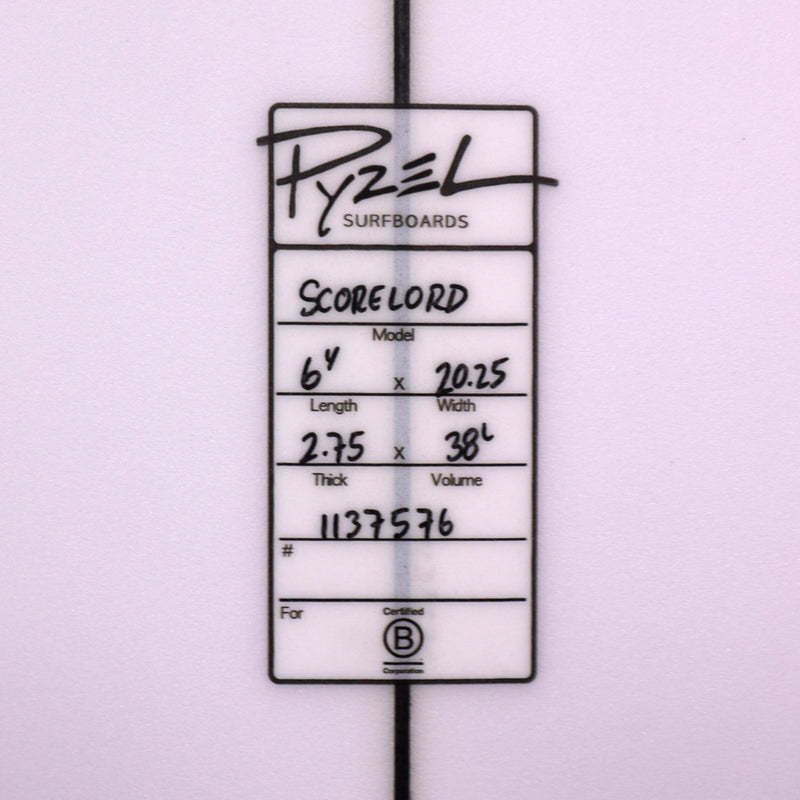 Load image into Gallery viewer, Pyzel The Score Lord 6'4 × 20 ¼ × 2 ¾ Surfboard 
