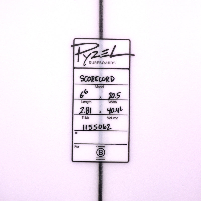 Load image into Gallery viewer, Pyzel The Score Lord 6'6 × 20 ½ × 2 13/16 Surfboard
