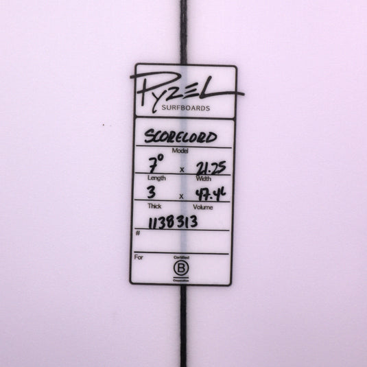 Pyzel The Score Lord 7'0 × 21 ¼ × 3 Surfboard • REPAIRED