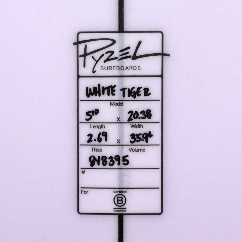 Load image into Gallery viewer, Pyzel White Tiger 5'10 × 20 ⅜ × 2 11/16 Surfboard 4
