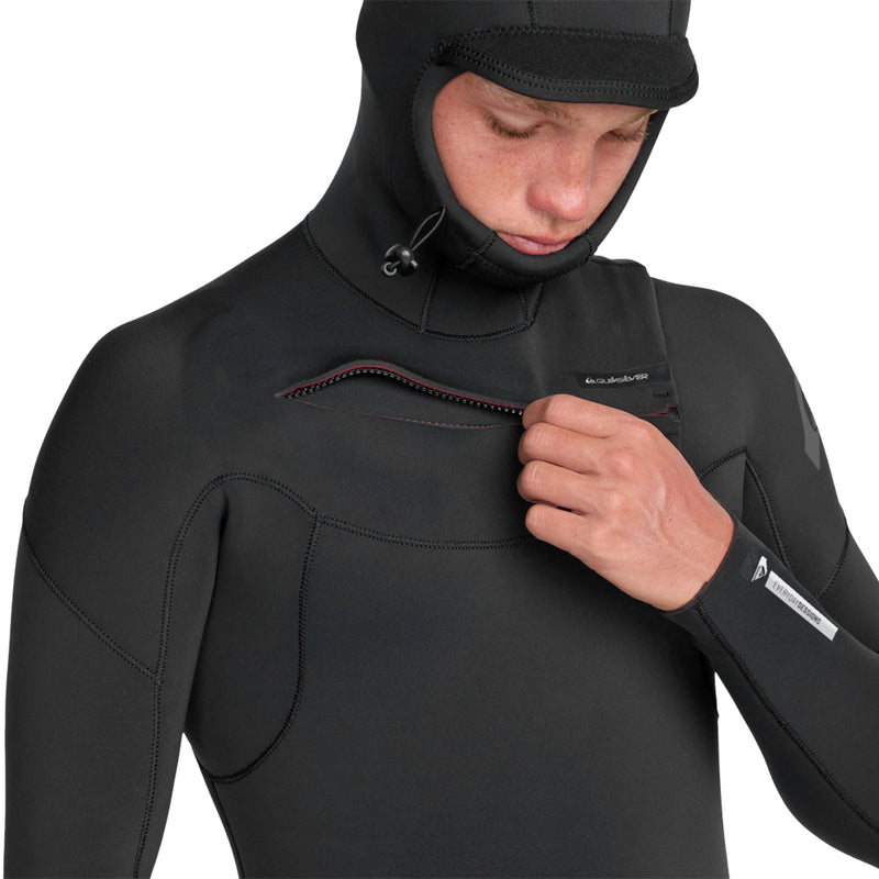 Load image into Gallery viewer, Quiksilver Everyday Sessions 5/4/3 Hooded Chest-Zip Wetsuit
