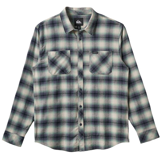 Quiksilver Terrace Stretch Long Sleeve Button-Up Flannel Shirt