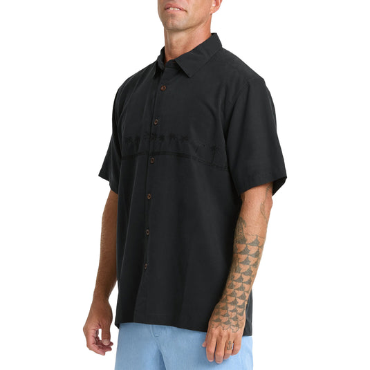 Quiksilver Waterman Tahiti Palms Short Sleeve Button-Up Shirt 5